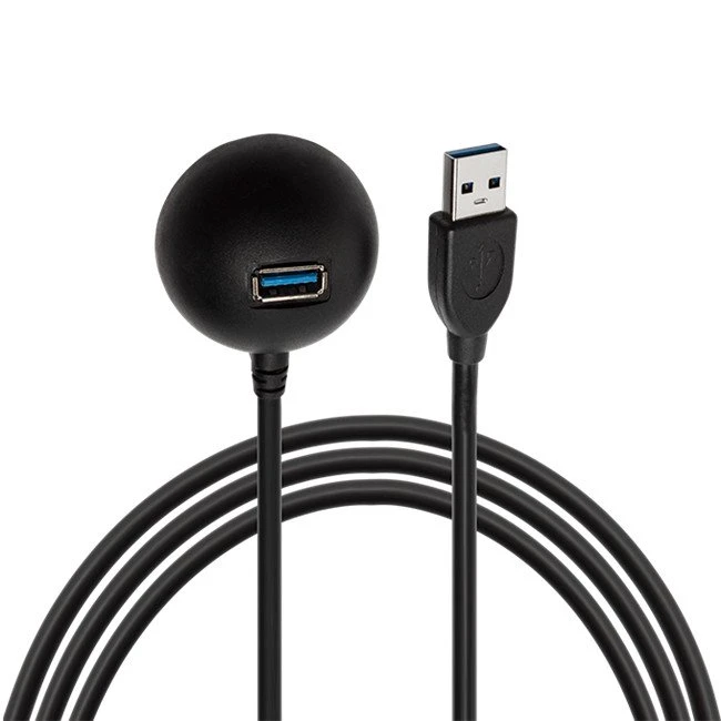 1 Porth USB 3.0 Cebl Estyniad