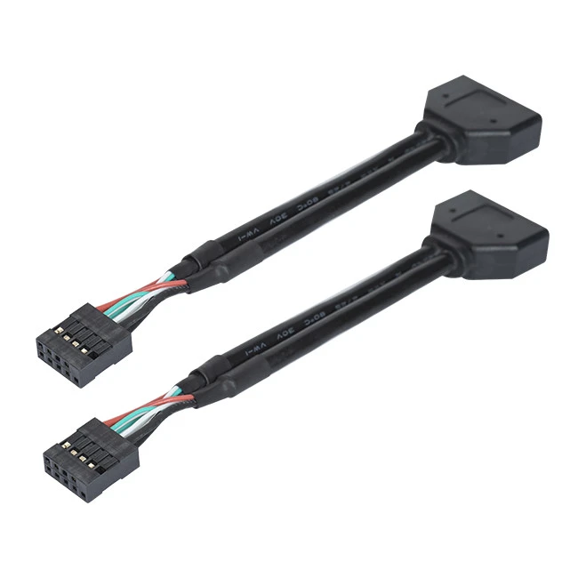 USB 3.0 20 Pinio Gwryw i Dupont Housing