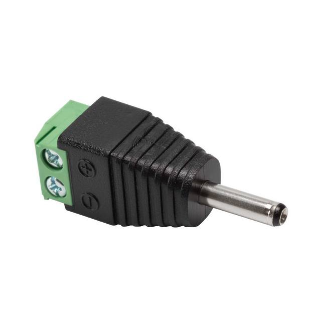 Male DC Barrel Power Plug Screw-on Wire Connector Terminal Block