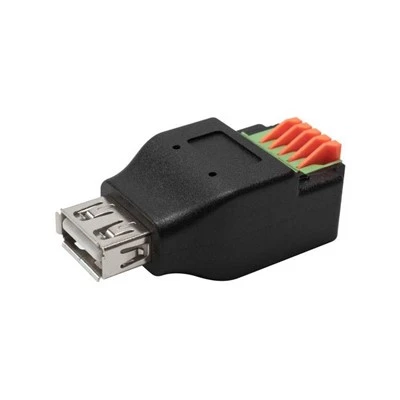OEM USB2.0 Addasydd Bloc Terfynell Benyw i'r Gwanwyn 5pin