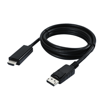 4K DisplayPort Gwryw I HDMI Cebl Gwryw Ar gyfer Taflunydd, Monitor, Penbwrdd